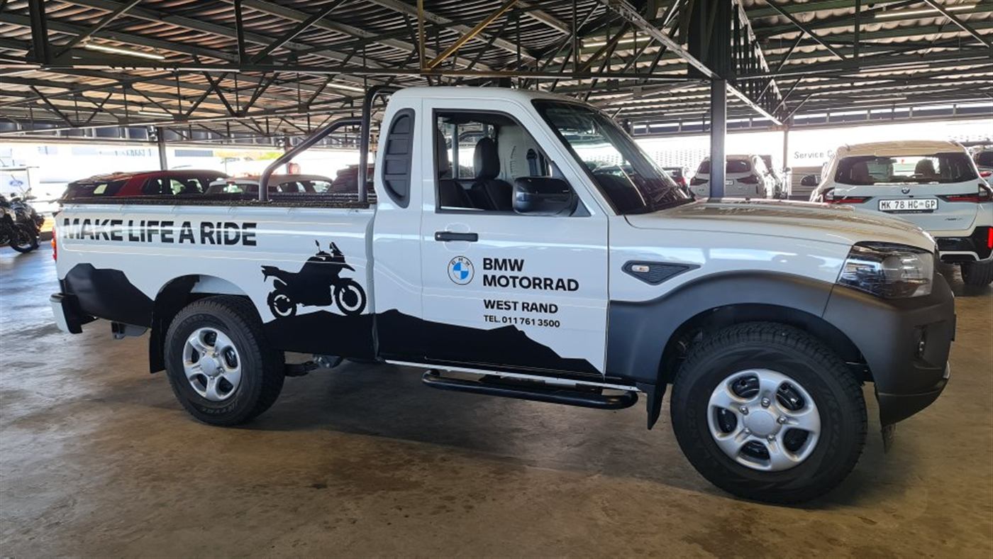 BMW Motorrad West Rand bakkie full wrap
