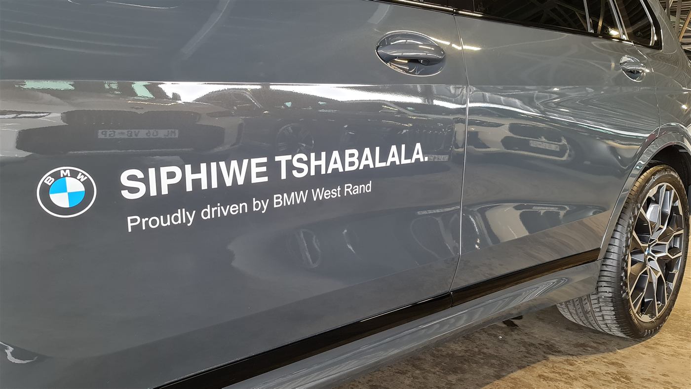 BMW West Rand ambassador door decal