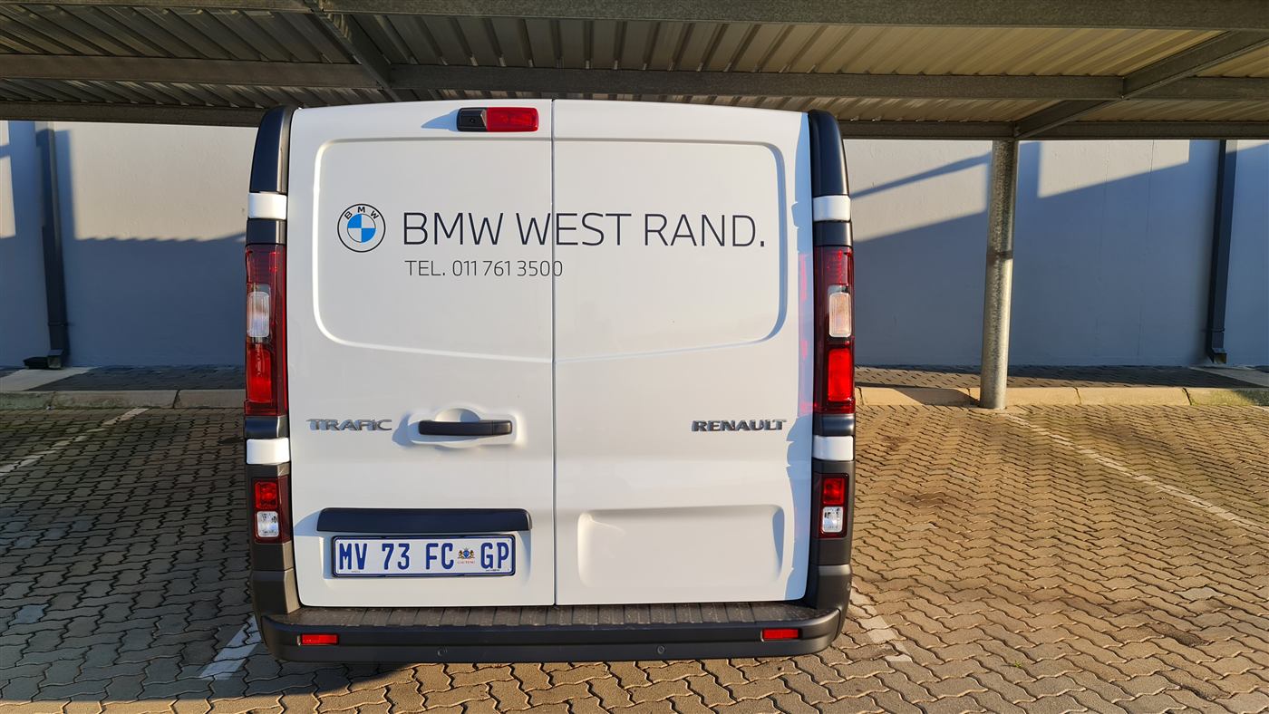 BMW West Rand branded fleet van rear decal