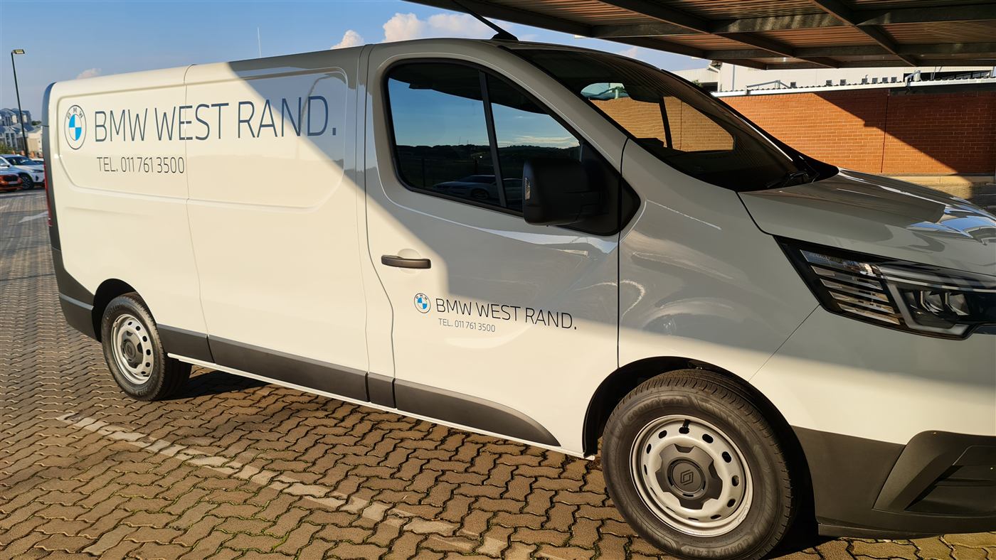 BMW West Rand branded delivery van wrap