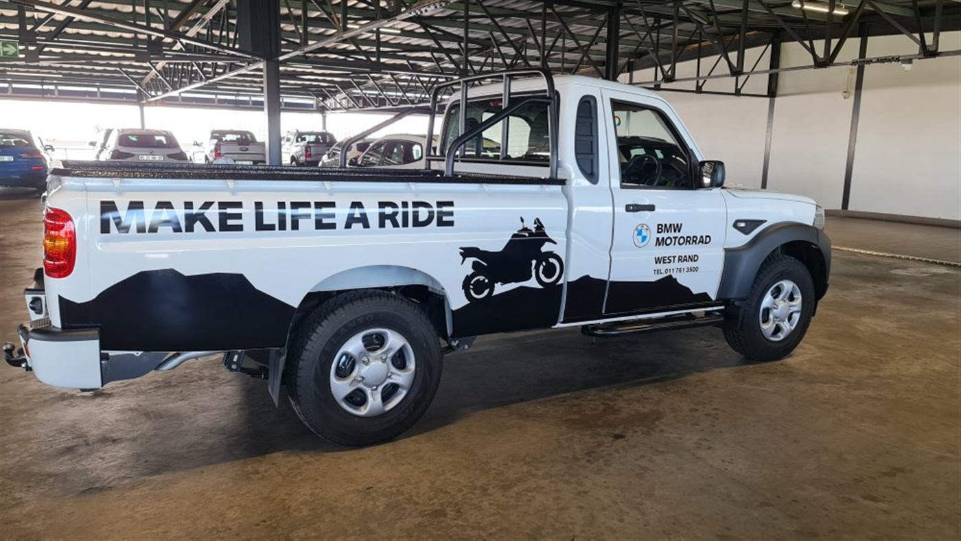 BMW Motorrad West Rand bakkie wrap detail